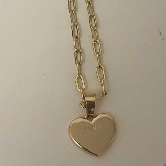 Gold Chain Heart Necklace Bundle - Picture 3 of 3